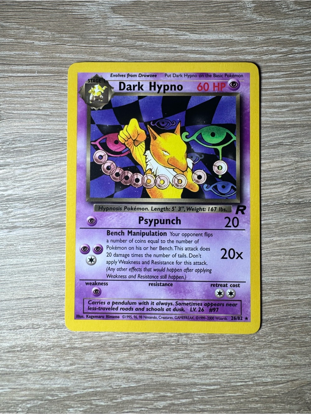 Dark Hypno #26/Pokemon Team Rocket